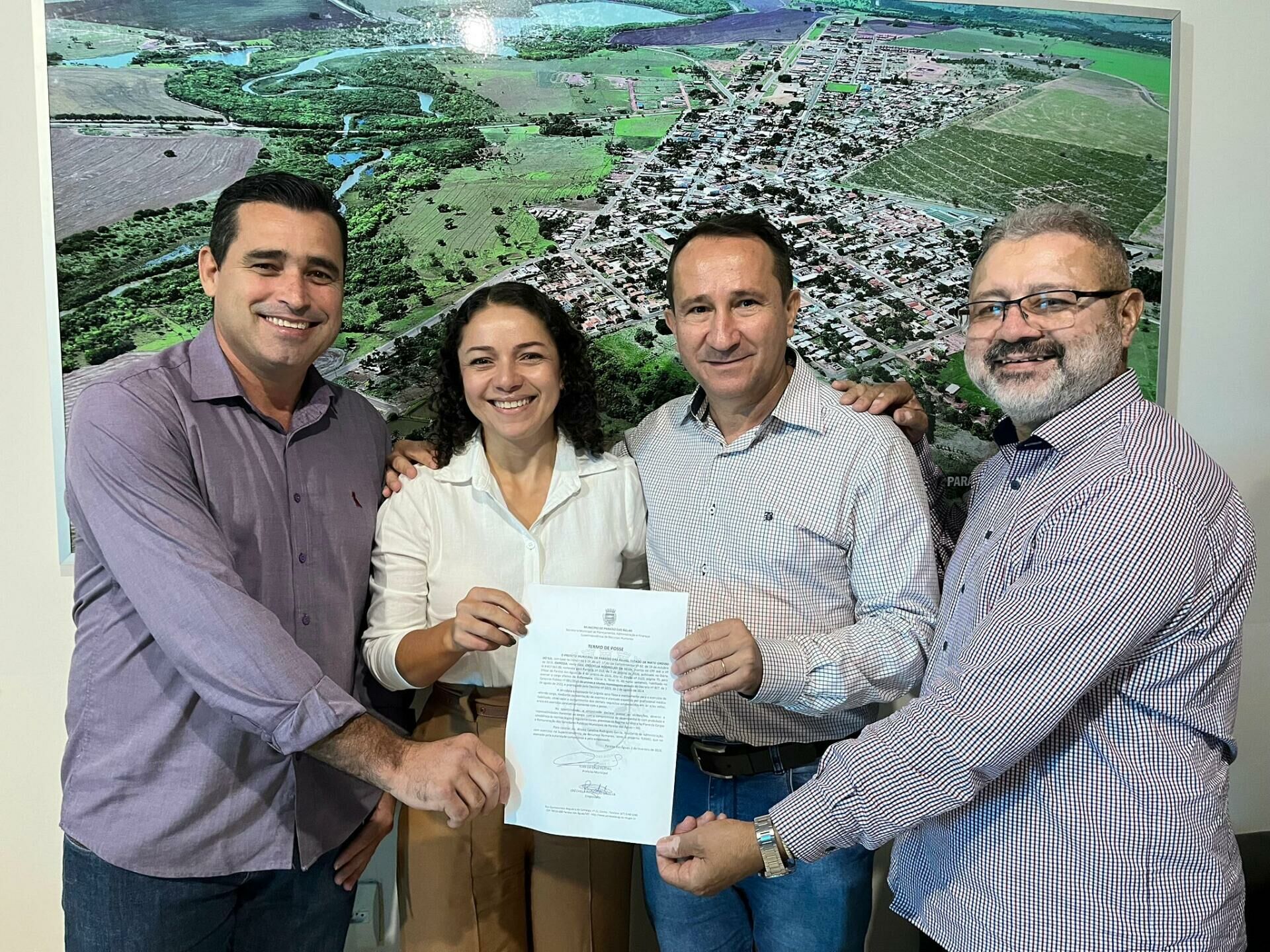 Imagem de compartilhamento para o artigo Bisneta de fundador de Paraíso das Águas toma posse como enfermeira efetiva no município da MS Todo dia